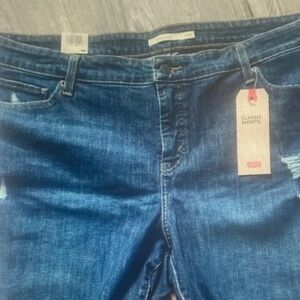 Levi's Women's Skinny Jeans in Deep Blue Wash